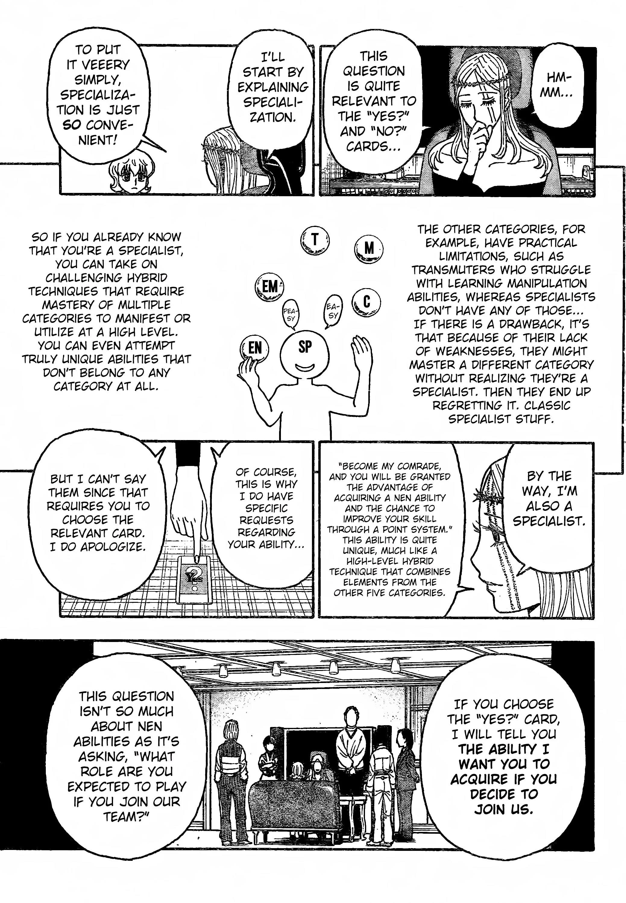 Hunter X Hunter Chapter 408 page 13 - Chapter 408: Negotiation: Part 2