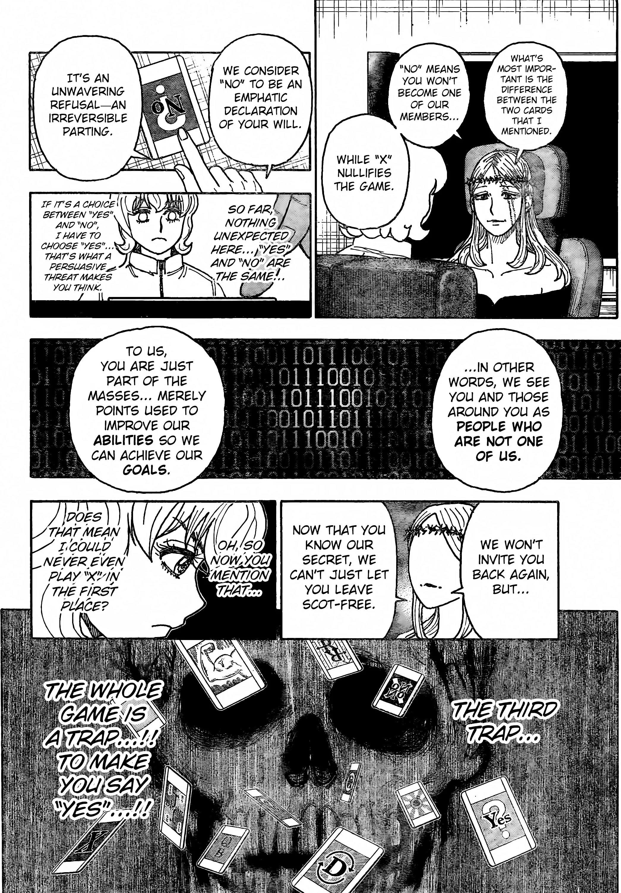 Hunter X Hunter Chapter 408 page 16 - Chapter 408: Negotiation: Part 2
