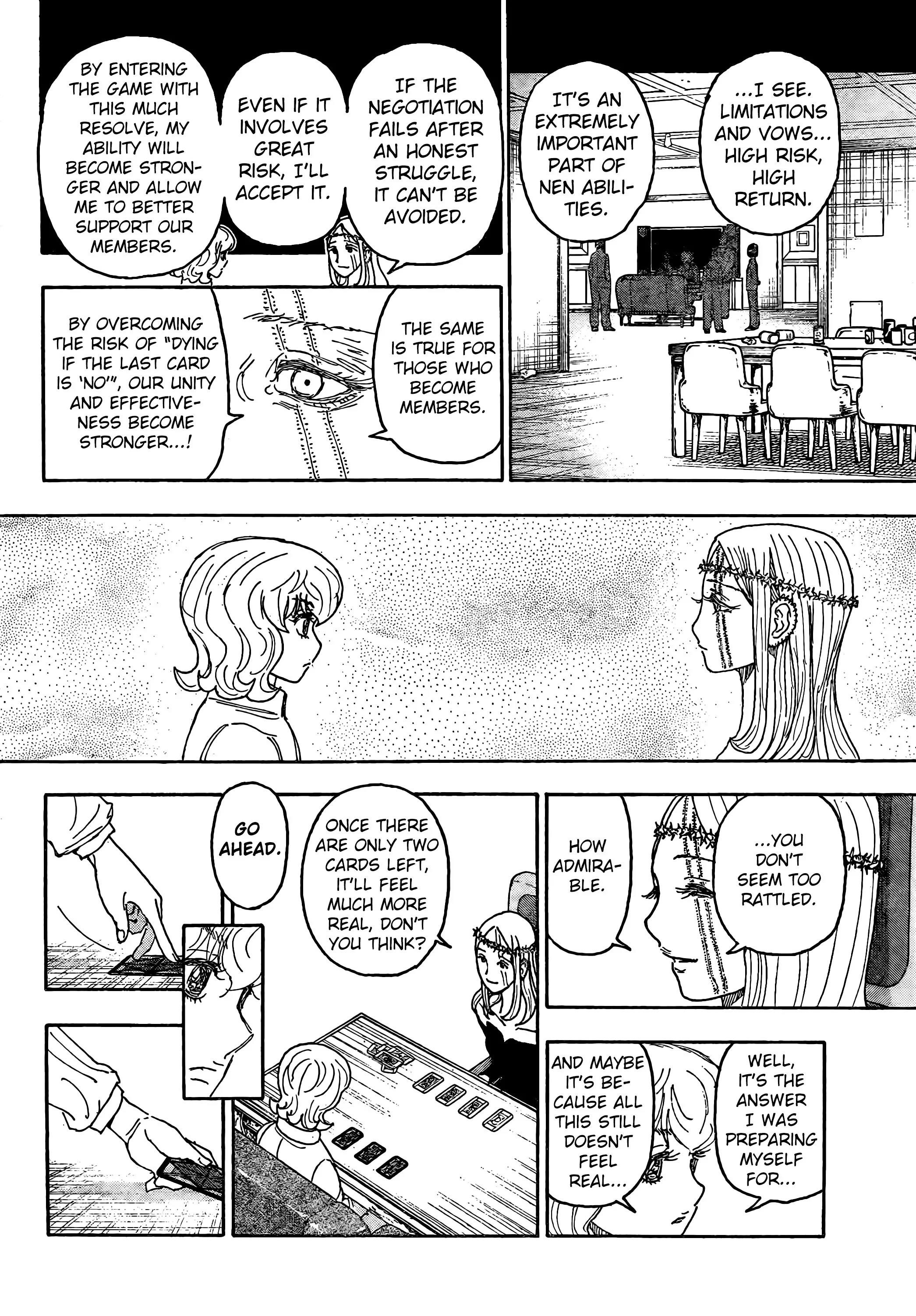Hunter X Hunter Chapter 408 page 18 - Chapter 408: Negotiation: Part 2