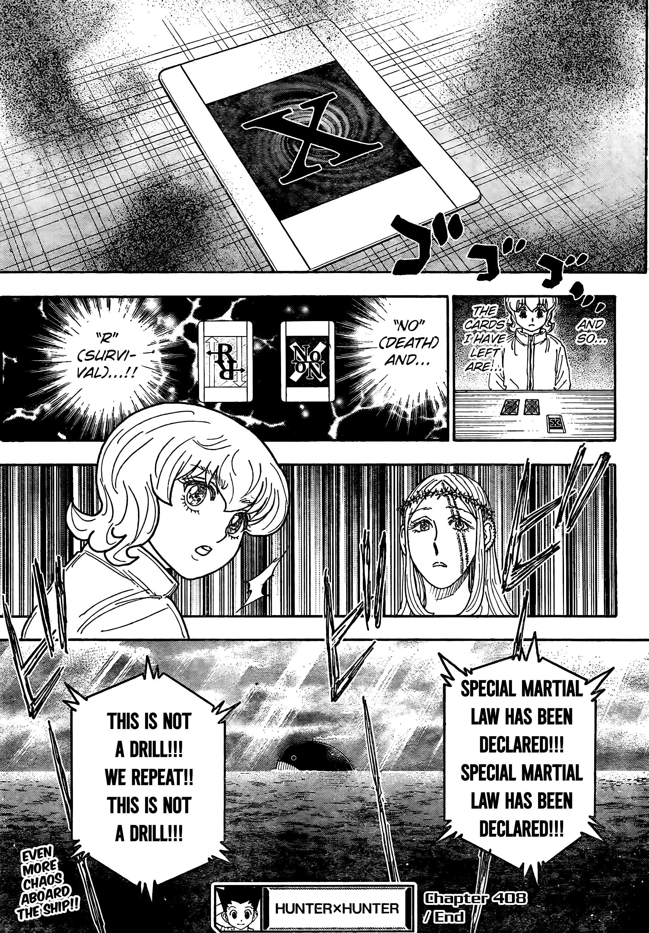 Hunter X Hunter Chapter 408 page 19 - Chapter 408: Negotiation: Part 2