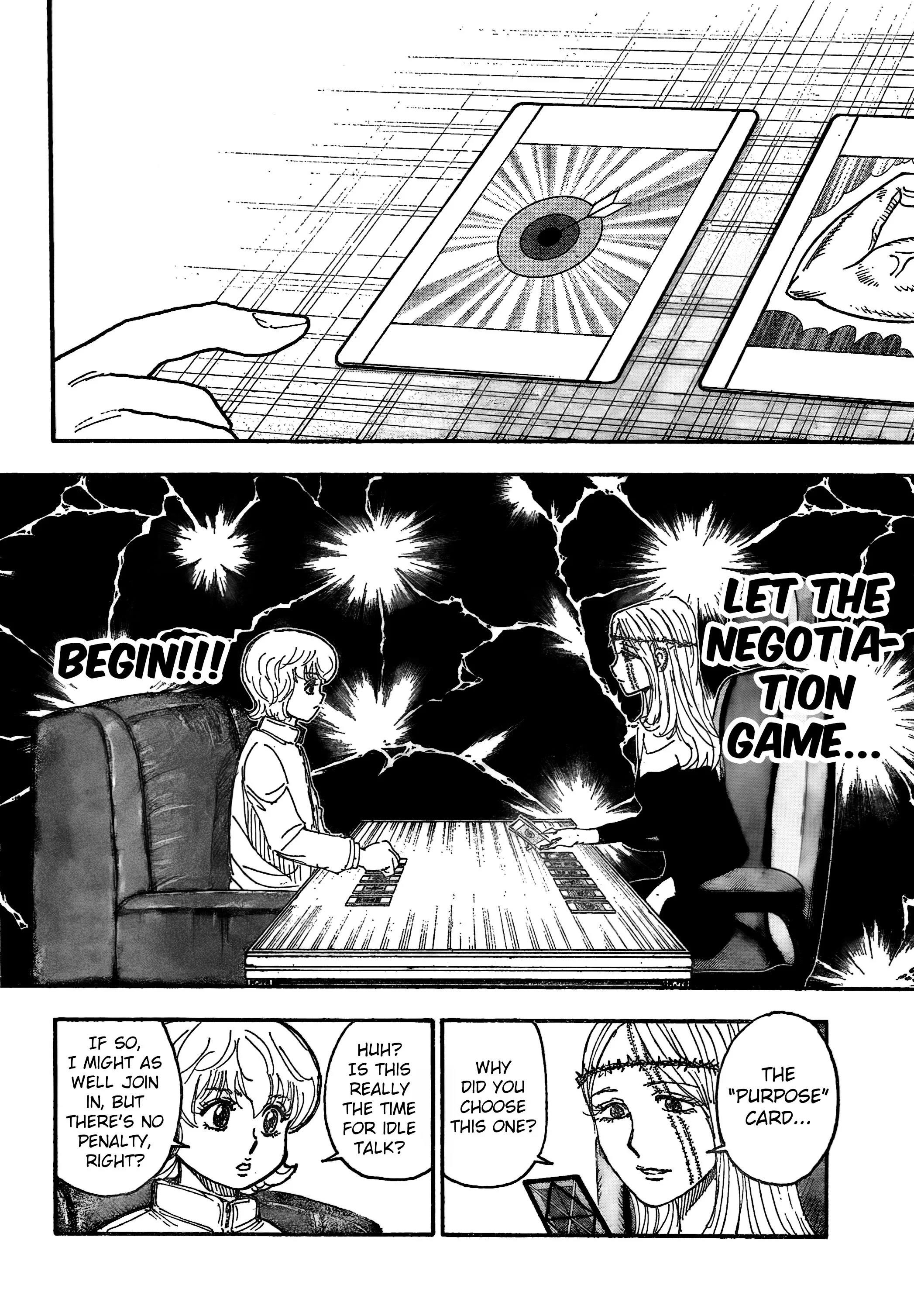 Hunter X Hunter Chapter 408 page 2 - Chapter 408: Negotiation: Part 2