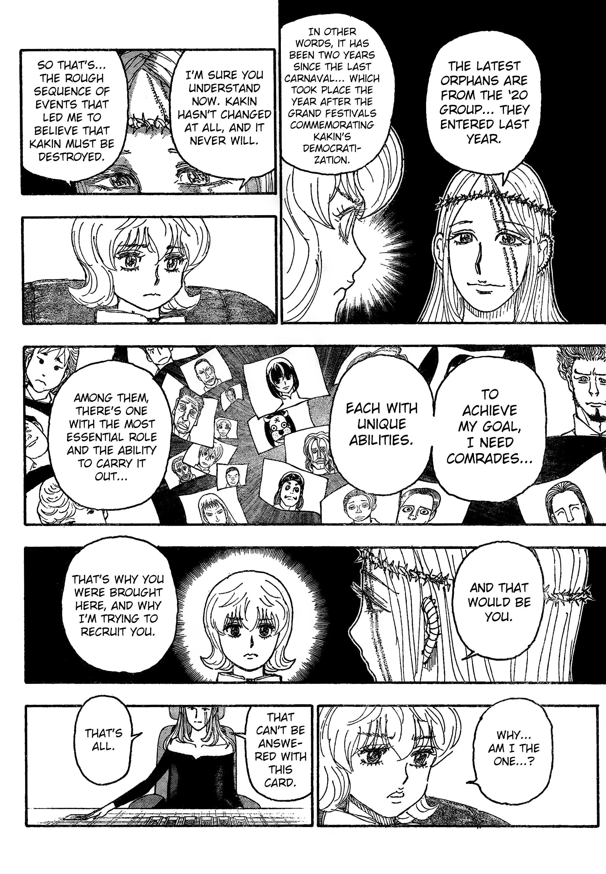 Hunter X Hunter Chapter 408 page 6 - Chapter 408: Negotiation: Part 2