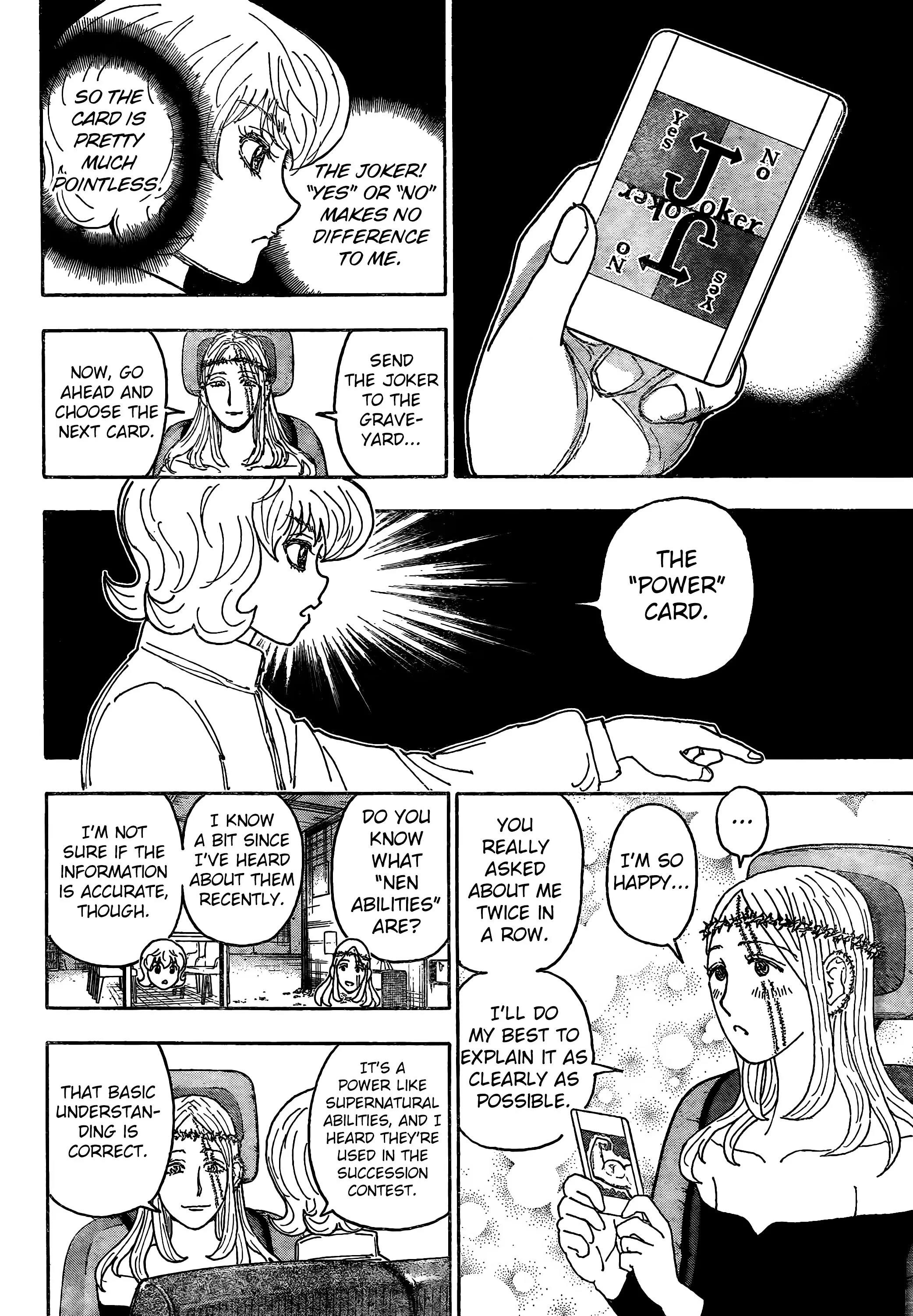 Hunter X Hunter Chapter 408 page 8 - Chapter 408: Negotiation: Part 2