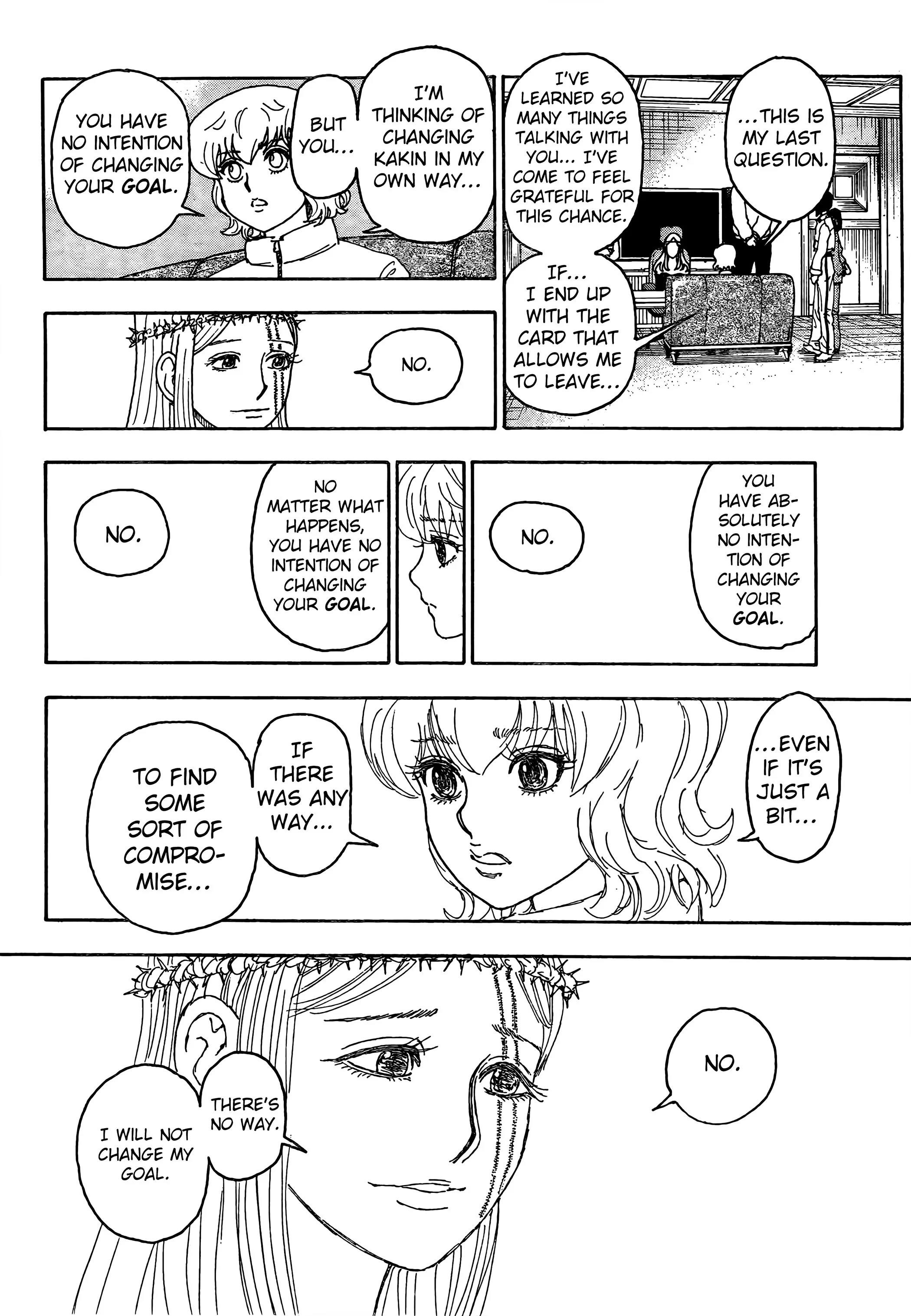 Hunter X Hunter Chapter 409 page 14 - Chapter 409: Negotiation: Part 3