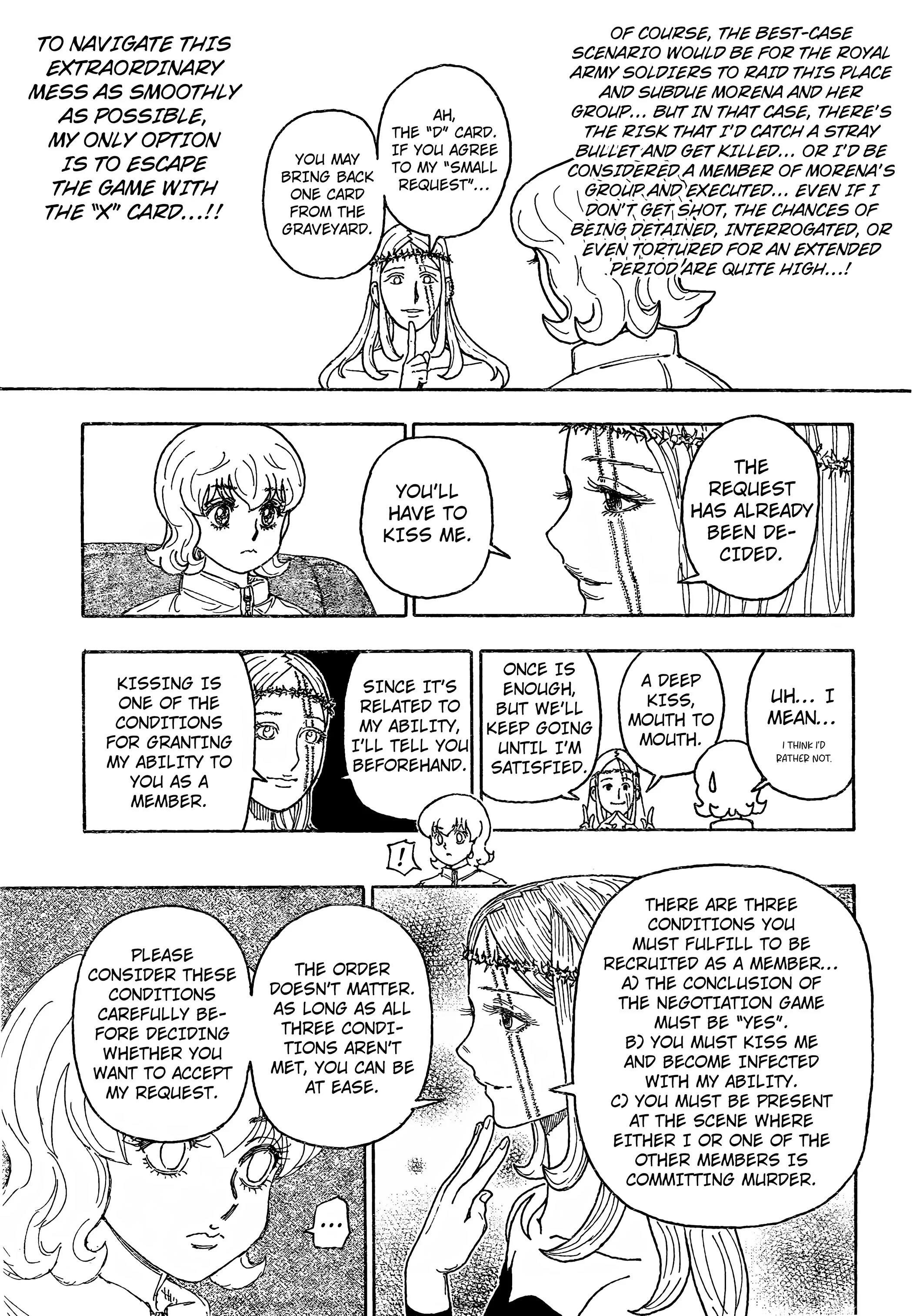 Hunter X Hunter Chapter 409 page 3 - Chapter 409: Negotiation: Part 3