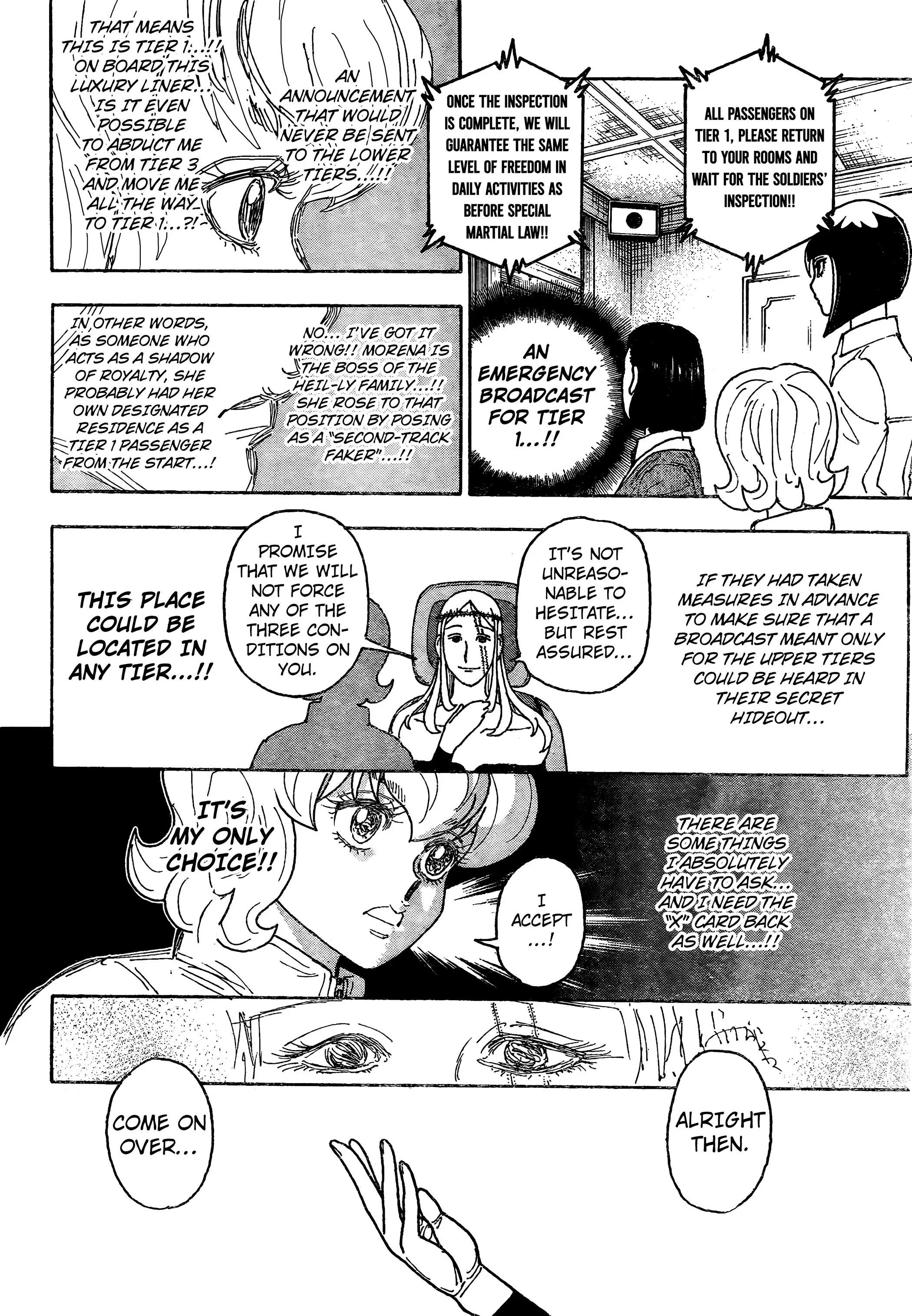 Hunter X Hunter Chapter 409 page 4 - Chapter 409: Negotiation: Part 3