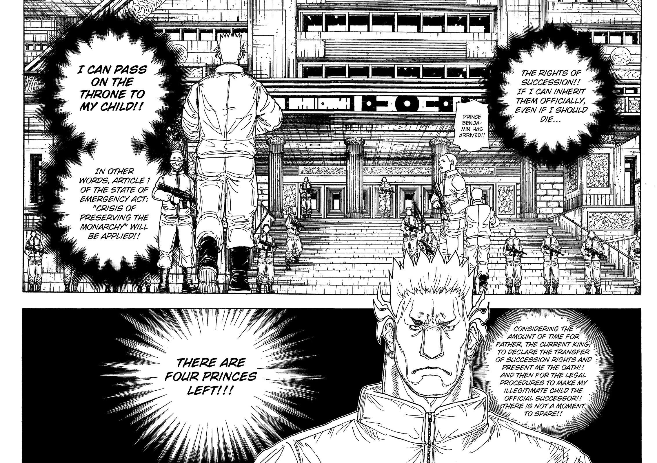 Hunter X Hunter Chapter 410 page 13 - Chapter 410: Negotiation: Part 4