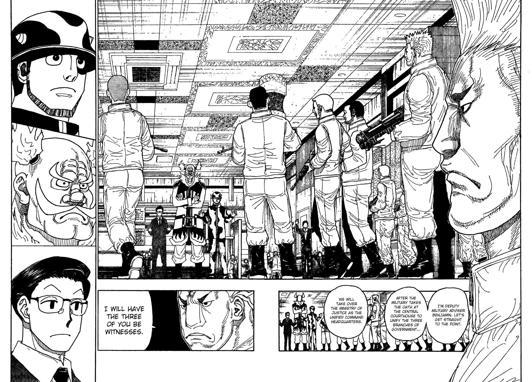 Hunter X Hunter Chapter 410 page 14 - Chapter 410: Negotiation: Part 4