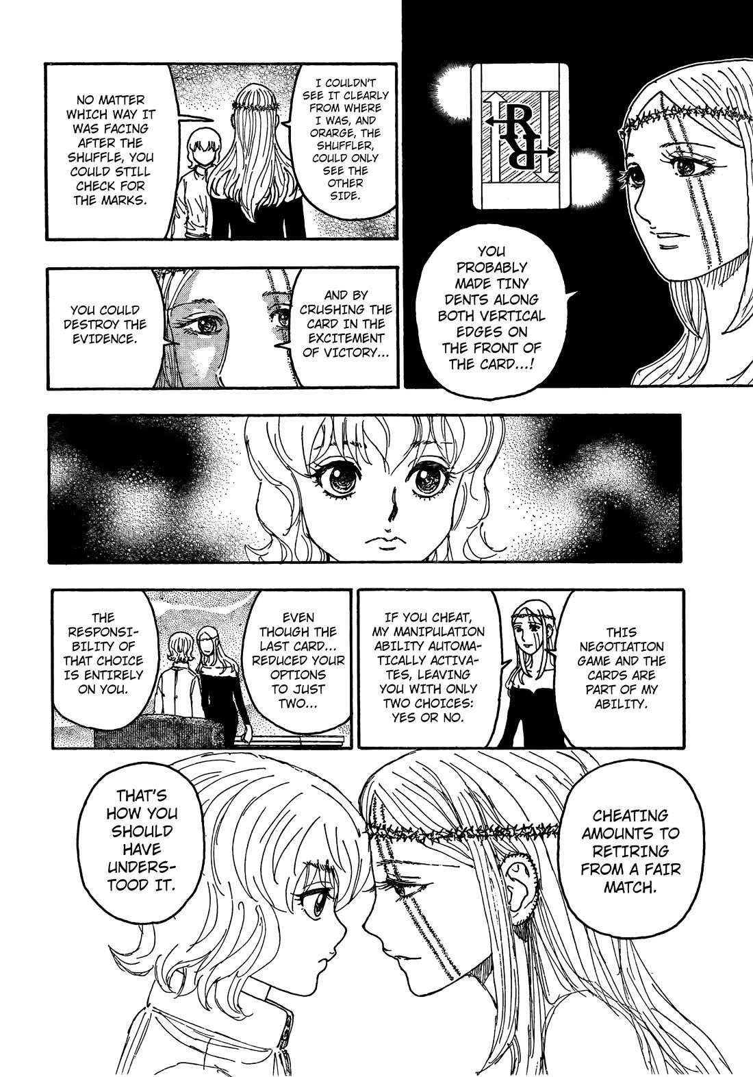 Hunter X Hunter Chapter 410 page 4 - Chapter 410: Negotiation: Part 4