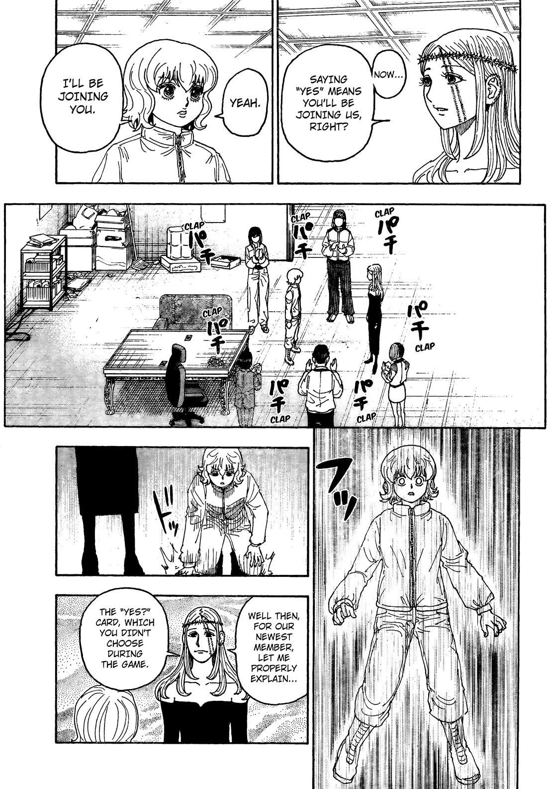 Hunter X Hunter Chapter 410 page 5 - Chapter 410: Negotiation: Part 4