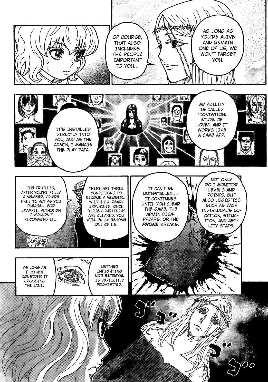 Hunter X Hunter Chapter 410 page 6 - Chapter 410: Negotiation: Part 4