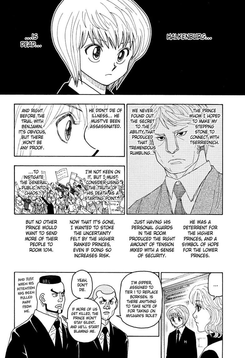 Hunter X Hunter Chapter 411 page 10 - Chapter 411: Announcement