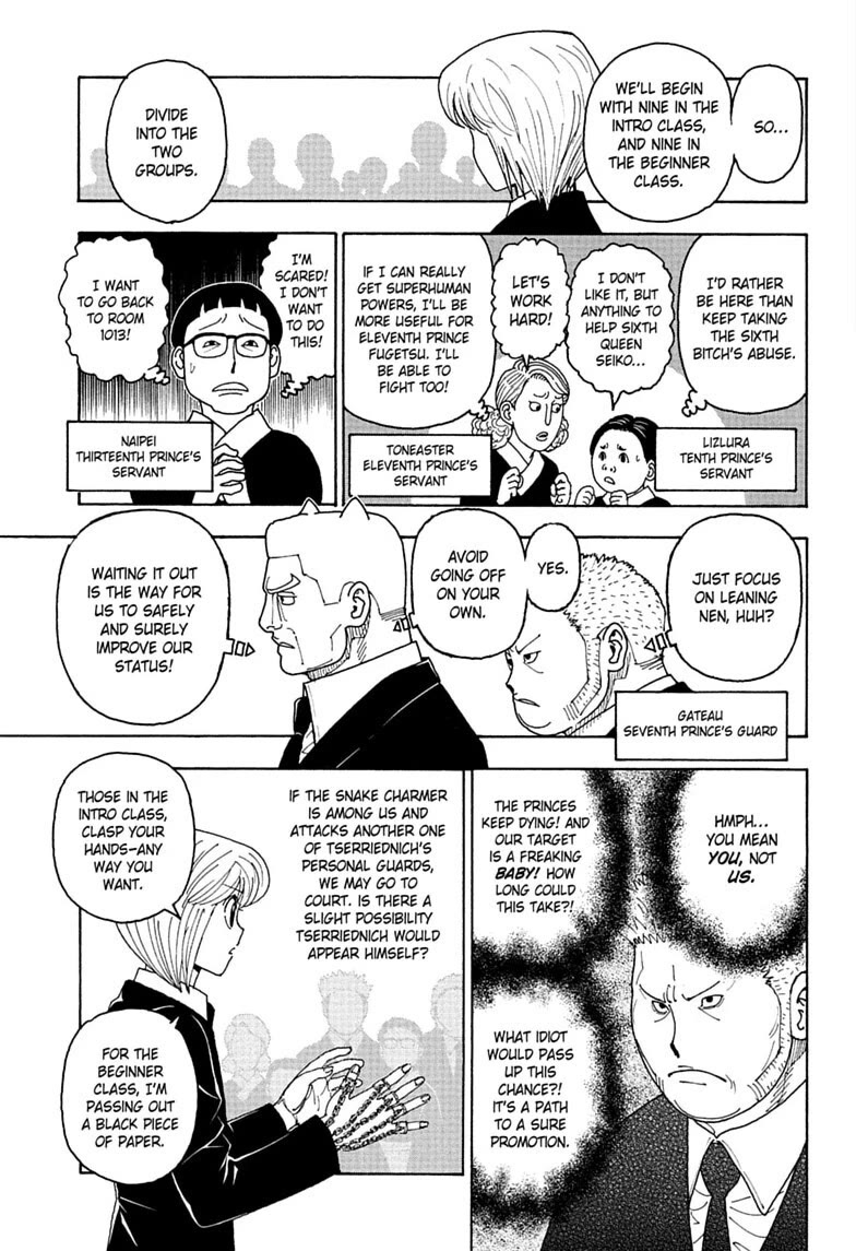 Hunter X Hunter Chapter 411 page 11 - Chapter 411: Announcement