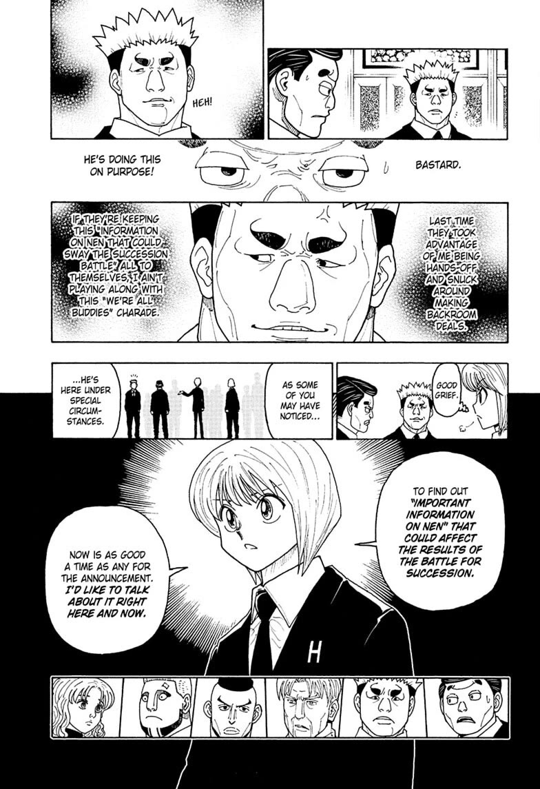 Hunter X Hunter Chapter 411 page 13 - Chapter 411: Announcement