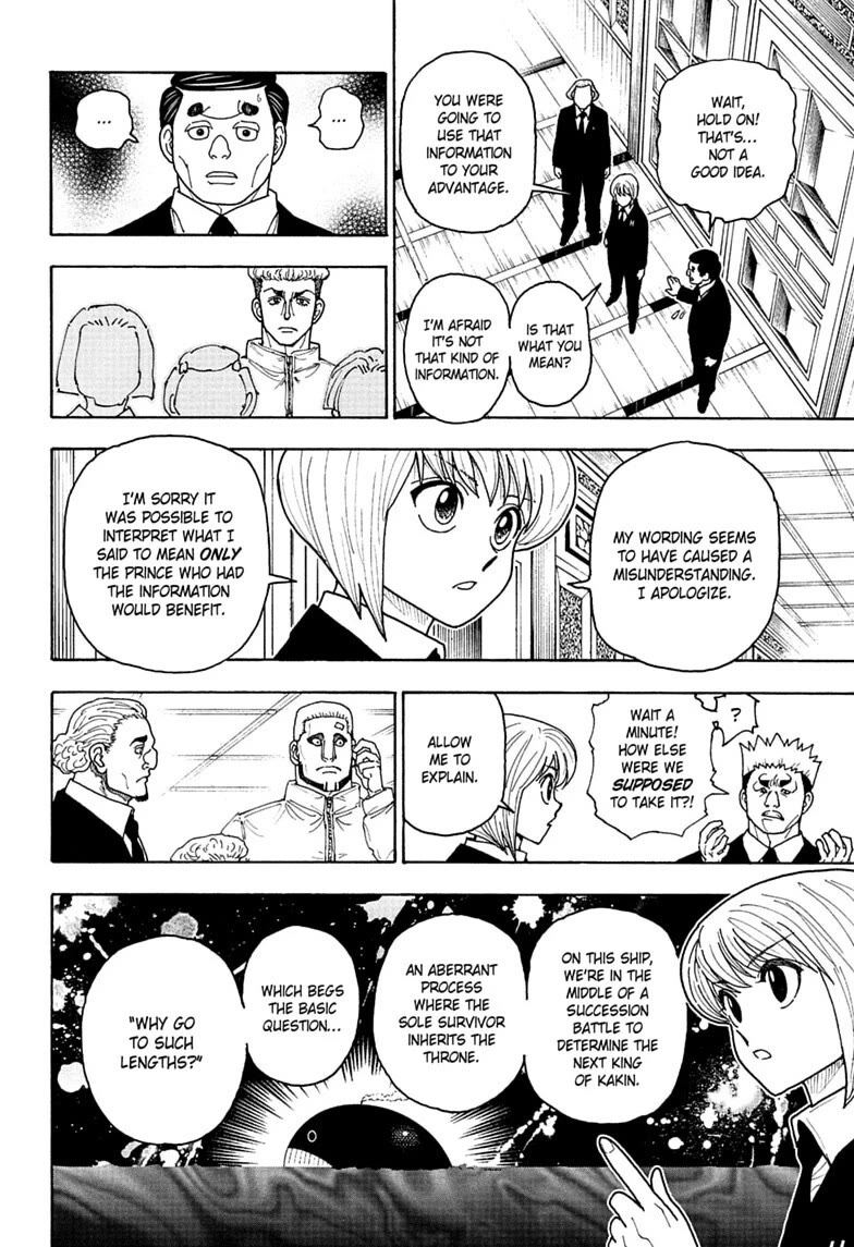 Hunter X Hunter Chapter 411 page 14 - Chapter 411: Announcement