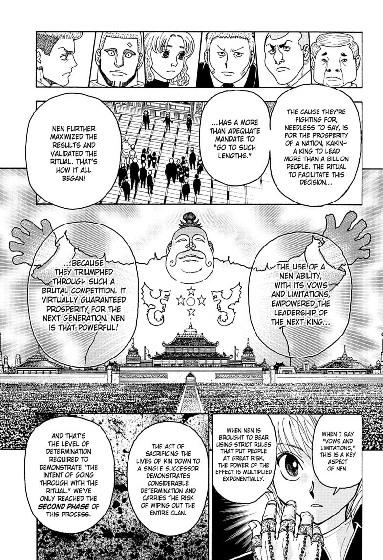 Hunter X Hunter Chapter 411 page 15 - Chapter 411: Announcement