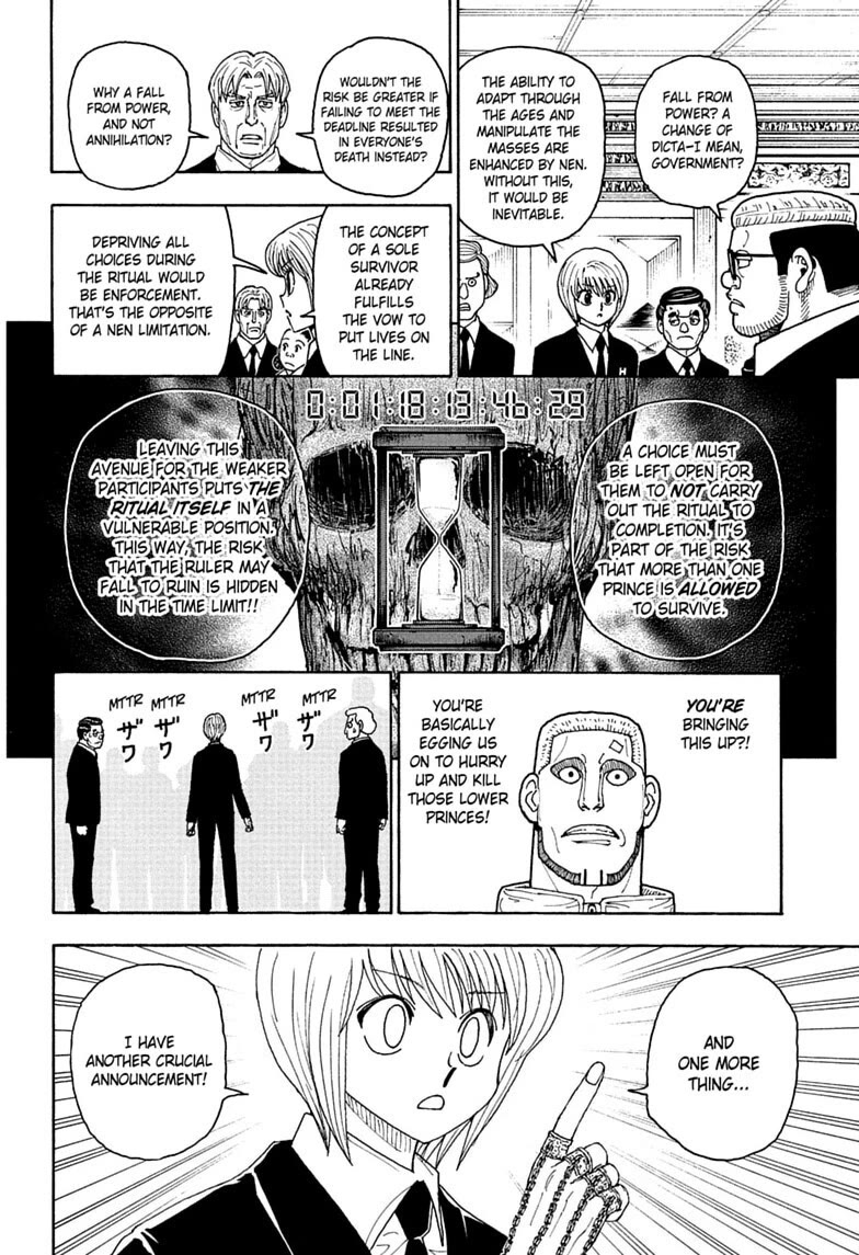 Hunter X Hunter Chapter 411 page 18 - Chapter 411: Announcement