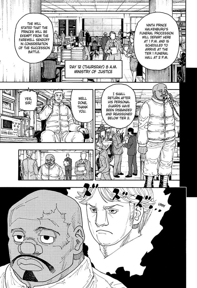 Hunter X Hunter Chapter 411 page 2 - Chapter 411: Announcement