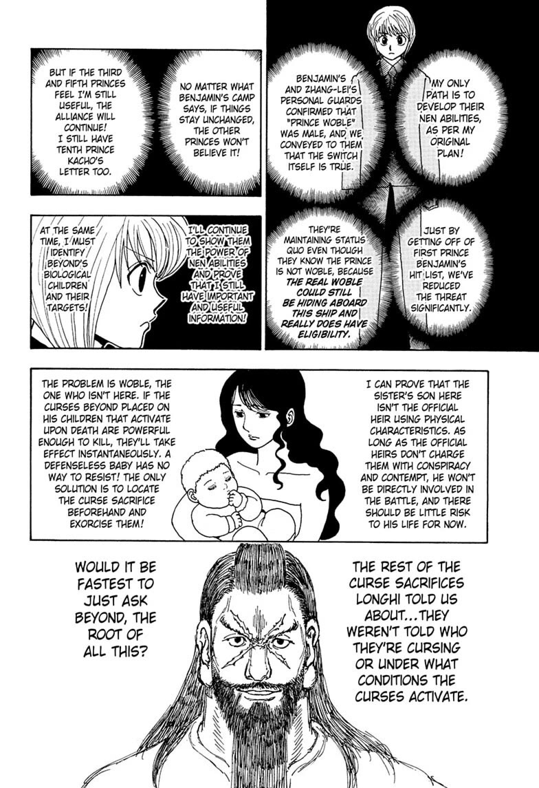 Hunter X Hunter Chapter 412 page 14 - Chapter 412: Question