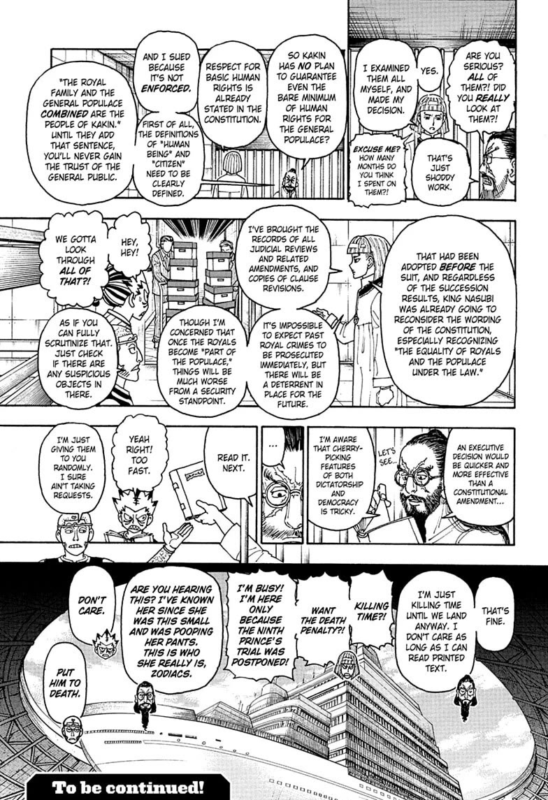 Hunter X Hunter Chapter 412 page 17 - Chapter 412: Question