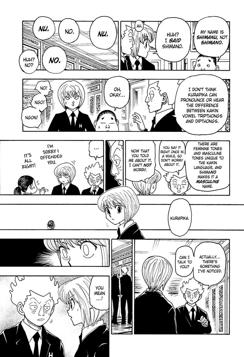 Hunter X Hunter Chapter 412 page 4 - Chapter 412: Question