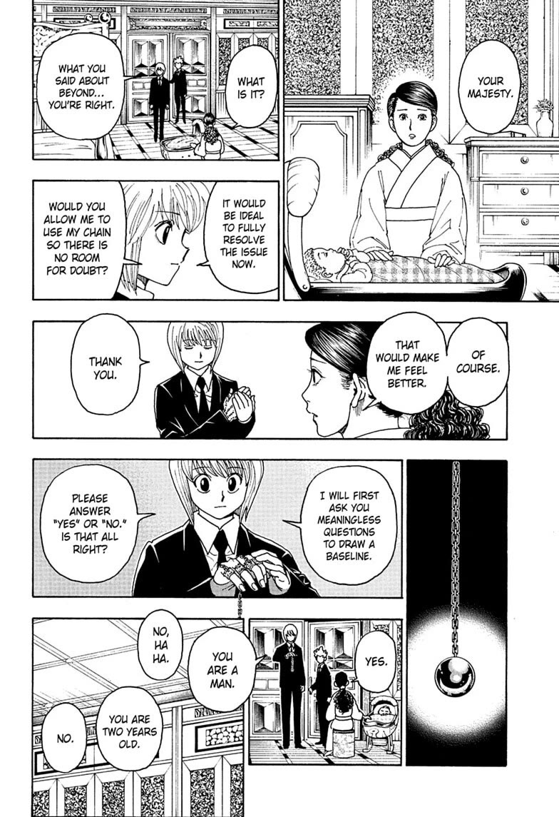 Hunter X Hunter Chapter 412 page 5 - Chapter 412: Question