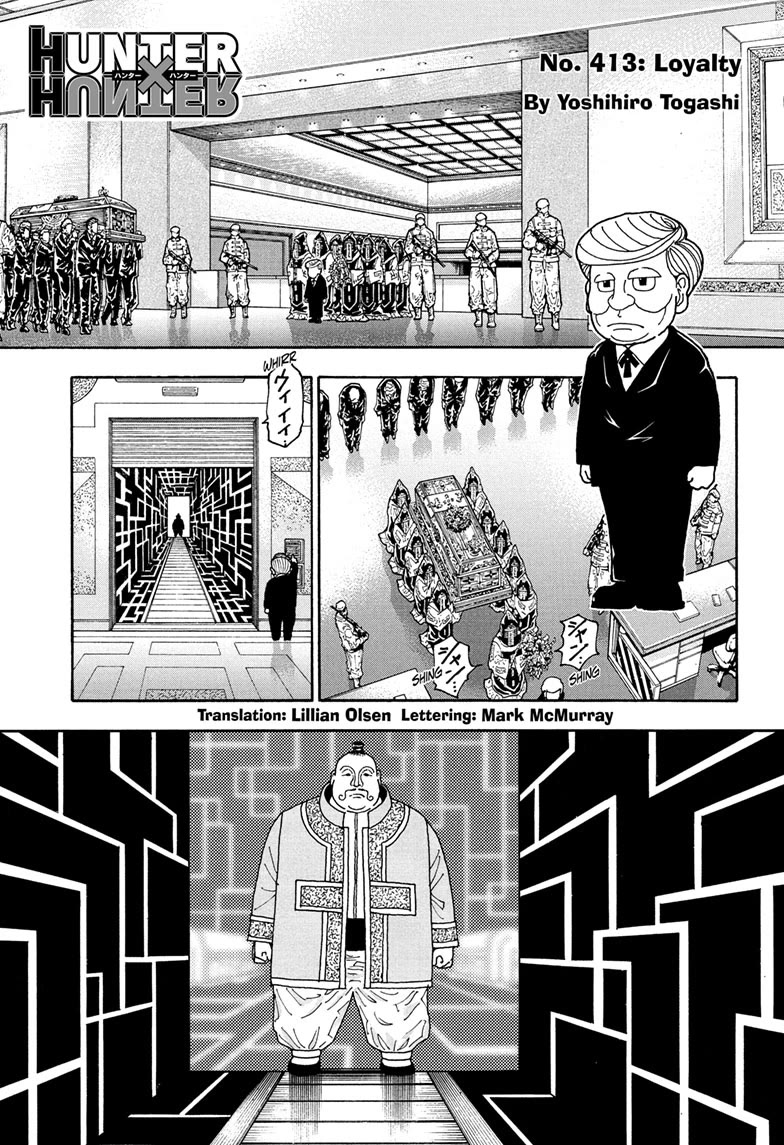 Hunter X Hunter Chapter 413 page 1 - Chapter 413