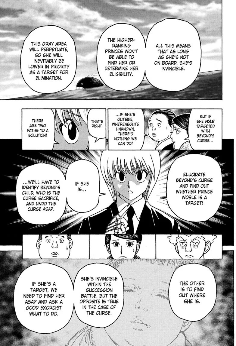 Hunter X Hunter Chapter 414 page 15 - Chapter 414: Friends