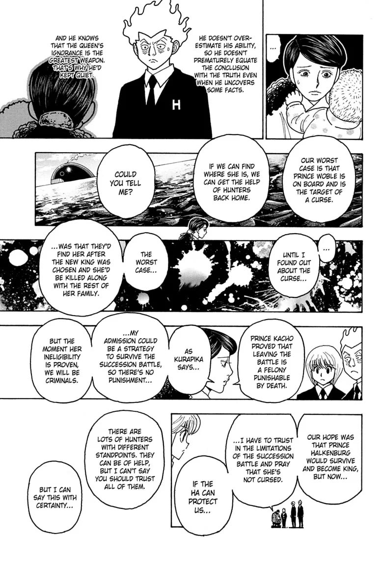 Hunter X Hunter Chapter 414 page 17 - Chapter 414: Friends