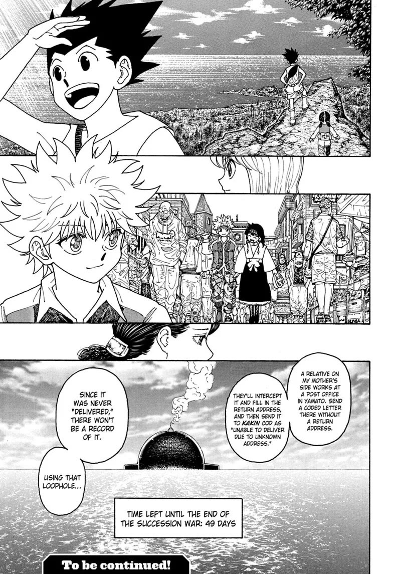 Hunter X Hunter Chapter 414 page 19 - Chapter 414: Friends