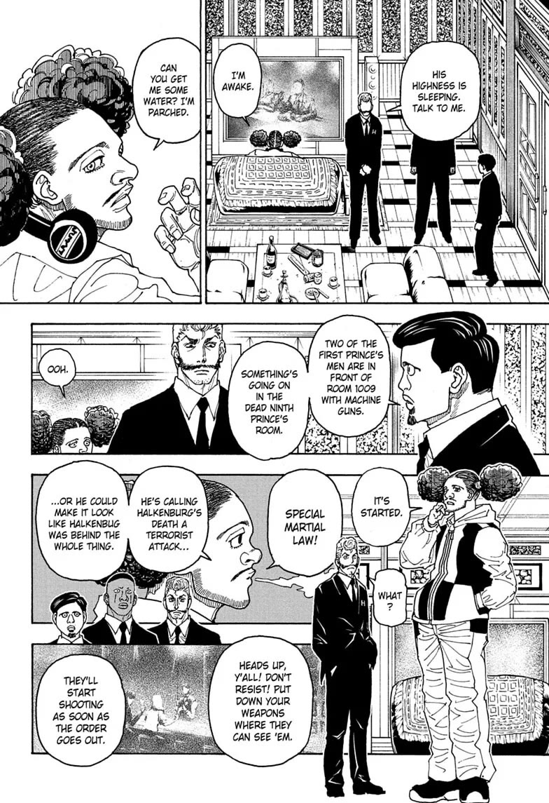 Hunter X Hunter Chapter 414 page 4 - Chapter 414: Friends