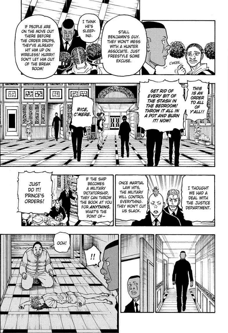 Hunter X Hunter Chapter 414 page 5 - Chapter 414: Friends