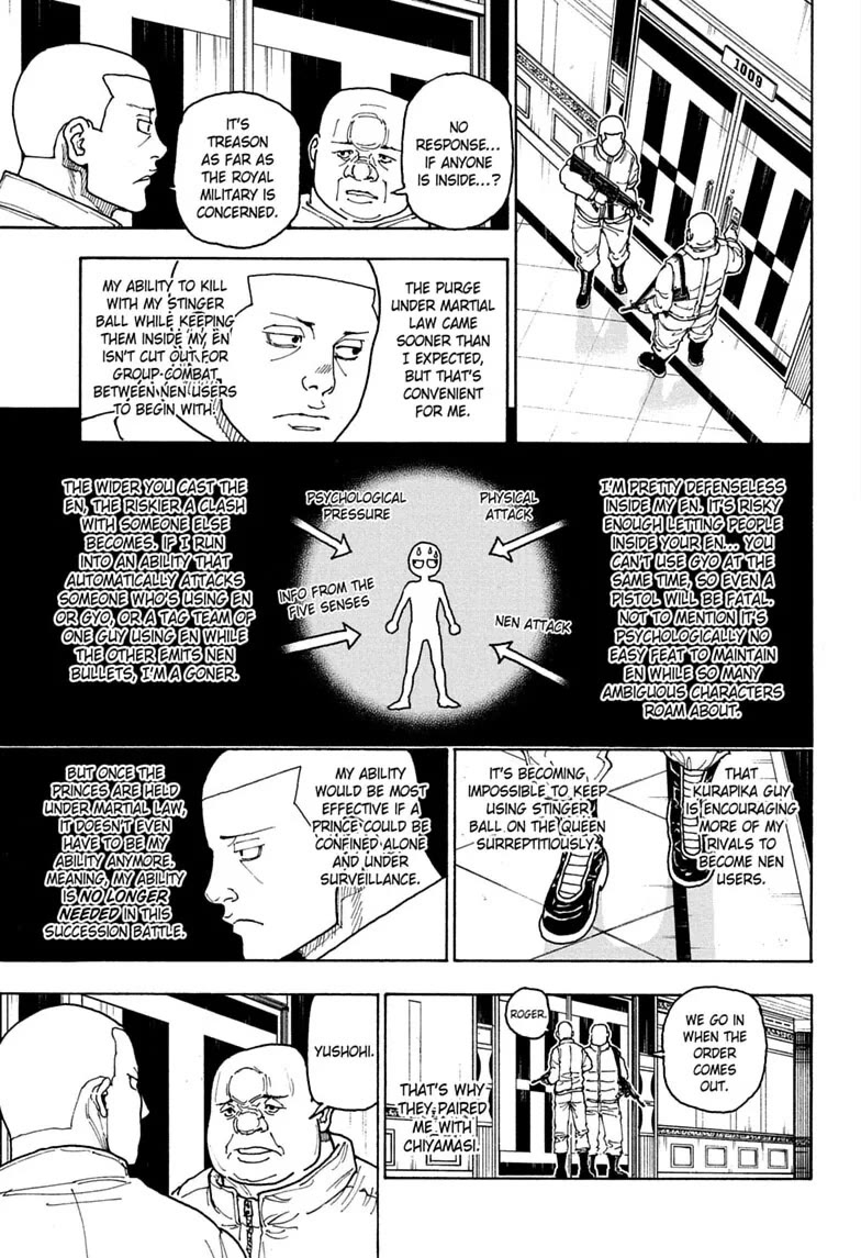 Hunter X Hunter Chapter 414 page 7 - Chapter 414: Friends