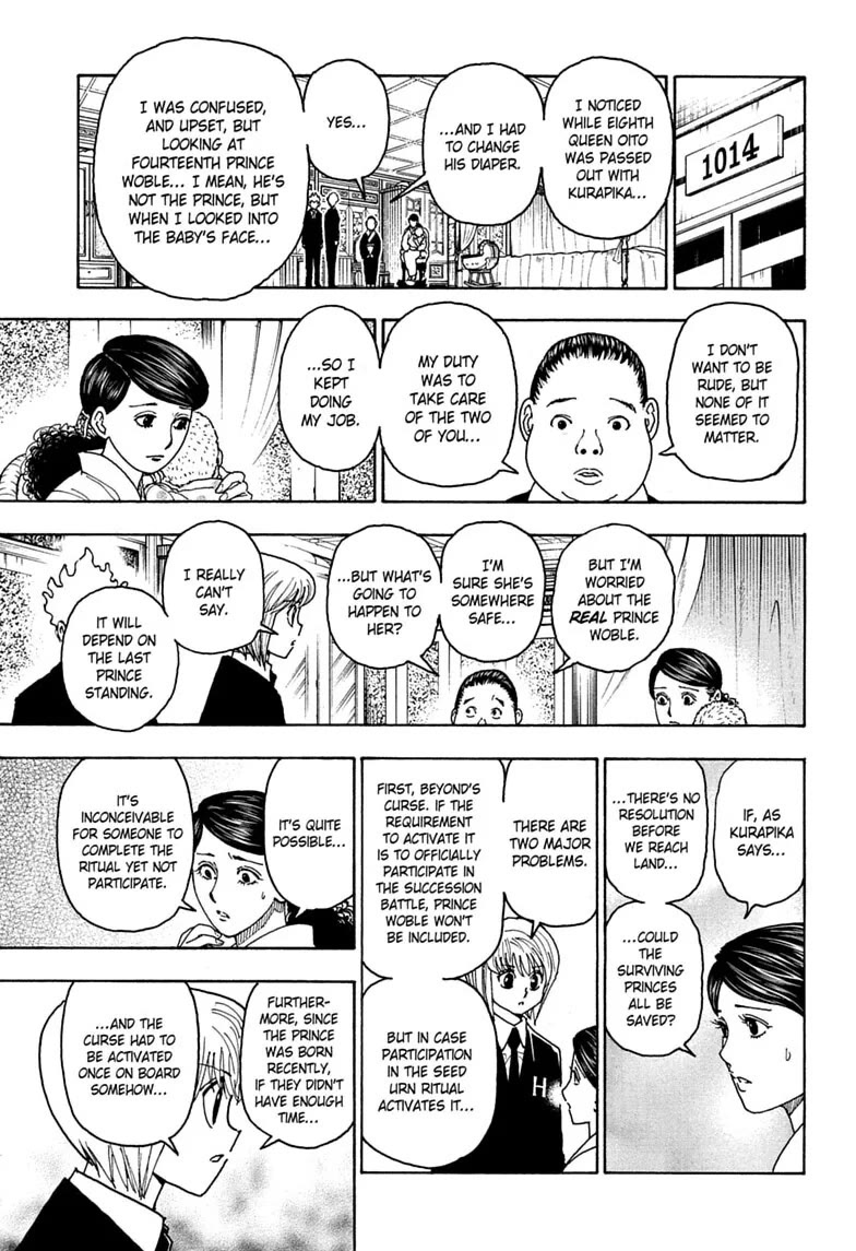 Hunter X Hunter Chapter 414 page 9 - Chapter 414: Friends