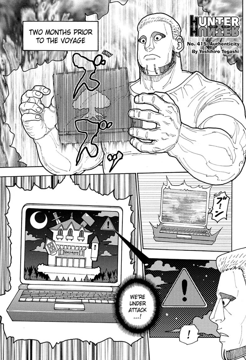 Hunter X Hunter Chapter 415 page 1 - Chapter 415: Authenticity