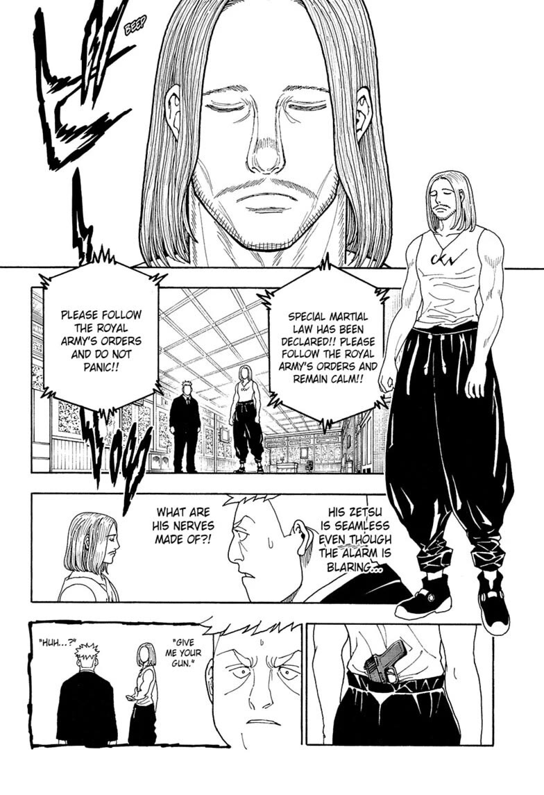 Hunter X Hunter Chapter 416 page 12 - Chapter 416: Proclamation