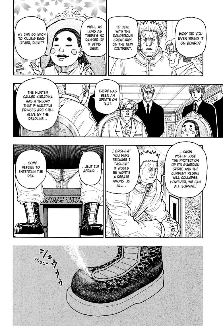 Hunter X Hunter Chapter 417 page 10 - Chapter 417: Contingency