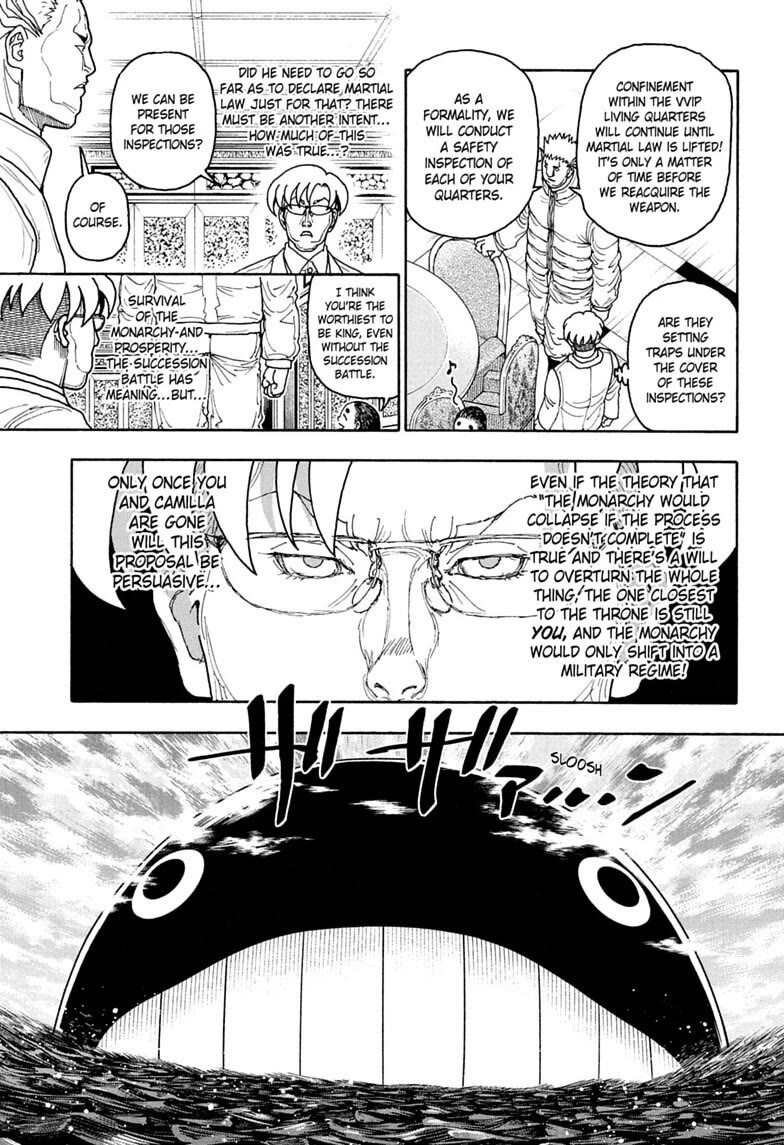 Hunter X Hunter Chapter 417 page 11 - Chapter 417: Contingency