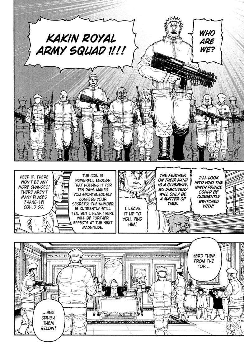 Hunter X Hunter Chapter 417 page 14 - Chapter 417: Contingency