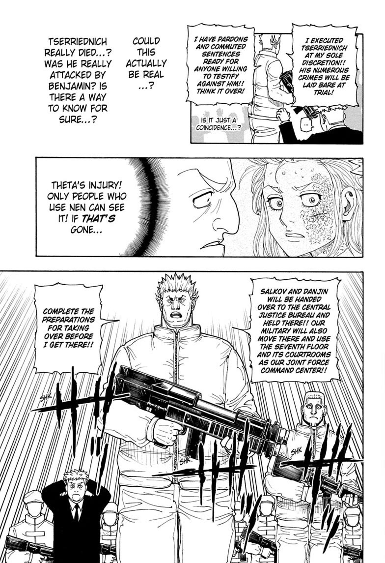 Hunter X Hunter Chapter 417 page 5 - Chapter 417: Contingency