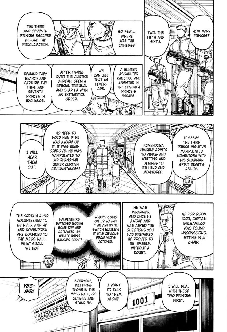 Hunter X Hunter Chapter 417 page 7 - Chapter 417: Contingency
