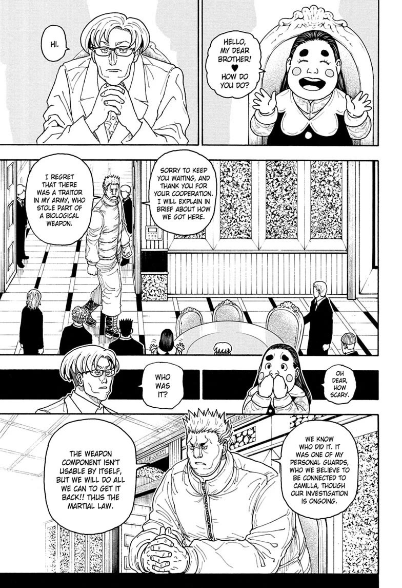 Hunter X Hunter Chapter 417 page 9 - Chapter 417: Contingency