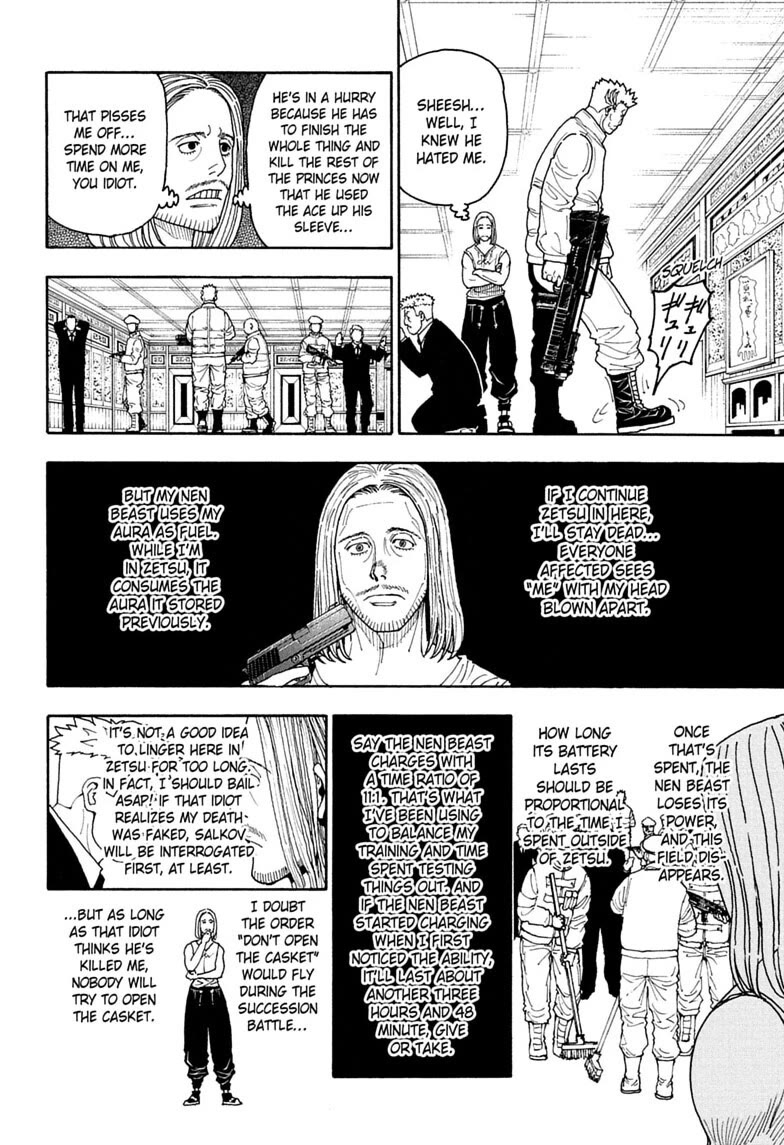 Hunter X Hunter Chapter 418 page 10 - Chapter 418: Hypothesis