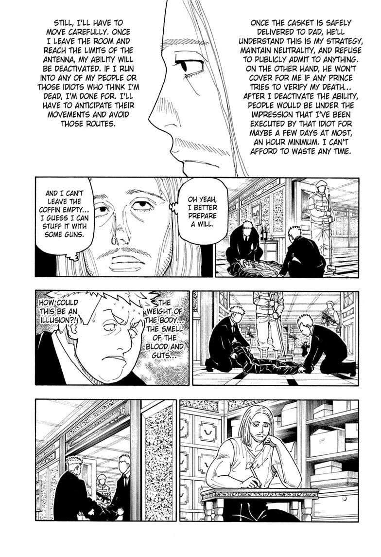 Hunter X Hunter Chapter 418 page 11 - Chapter 418: Hypothesis