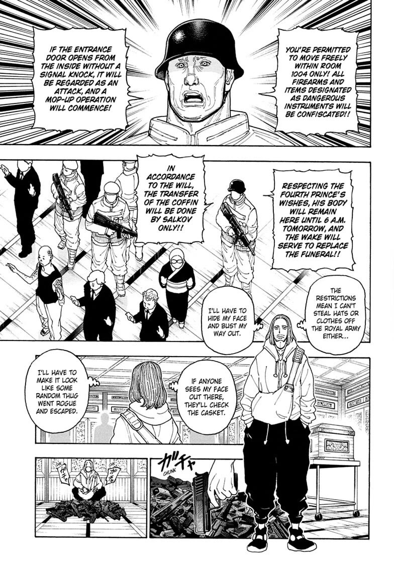 Hunter X Hunter Chapter 418 page 15 - Chapter 418: Hypothesis