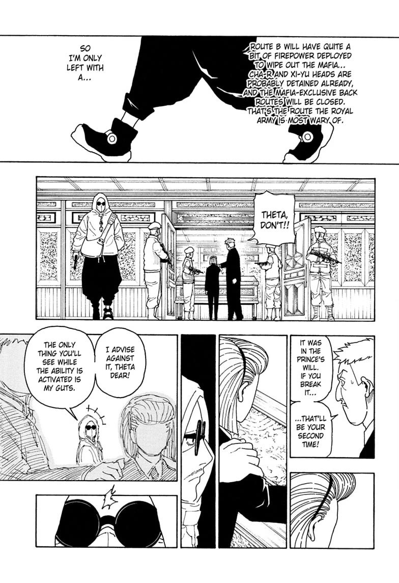 Hunter X Hunter Chapter 418 page 17 - Chapter 418: Hypothesis