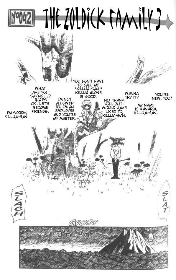 Hunter X Hunter Chapter 42 page 2 - Chapter 42: The Zoldycks: Part 3