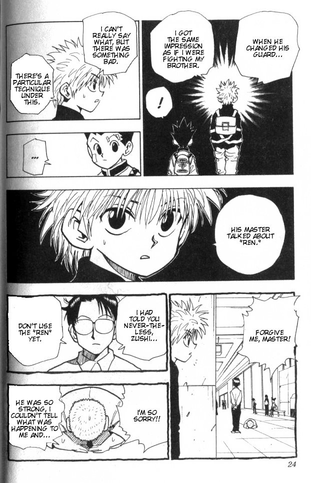 Hunter X Hunter Chapter 45 page 21 - Chapter 45: Ren