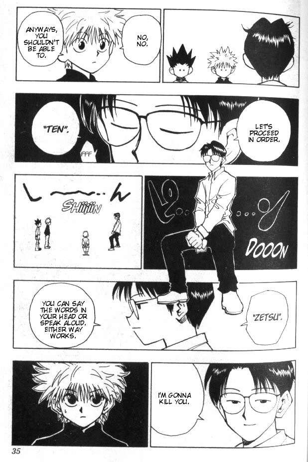 Hunter X Hunter Chapter 46 page 10 - Chapter 46: Nen