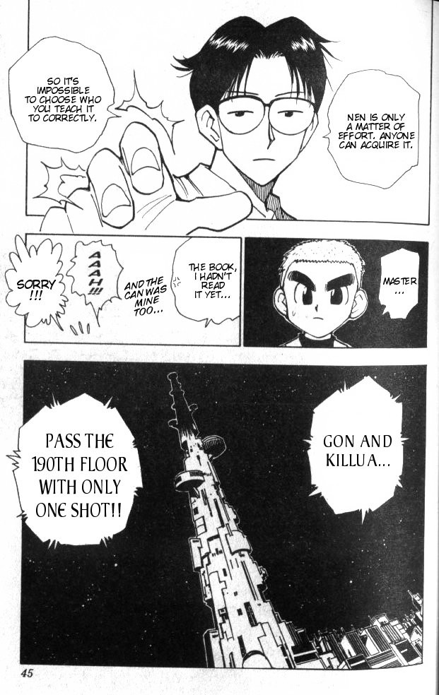 Hunter X Hunter Chapter 46 page 20 - Chapter 46: Nen